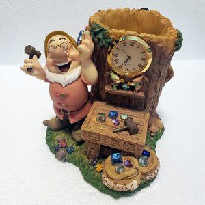 RARE Snow White Dwarf Doc Pencil Holder - Vintage Disney Collectable
